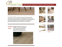 Tablet Screenshot of carpetswest.net